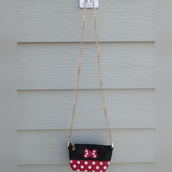 Red Bow Case Lipstick & Minnie Mouse Ears Bag Cosmetic Crossbody - Picture 4 of 6